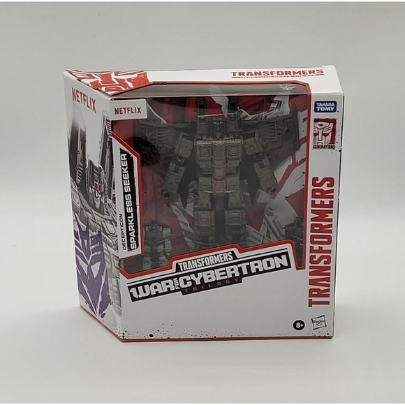 Hasbro Netflix Transformers War for Cybertron Decepticon Sparkless Seeker - Picture 2 of 9